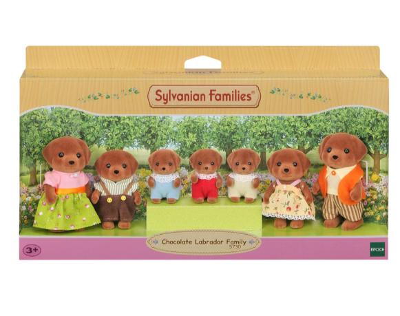 Sylvanian Families Chocolate Labrador Family — HTDirect