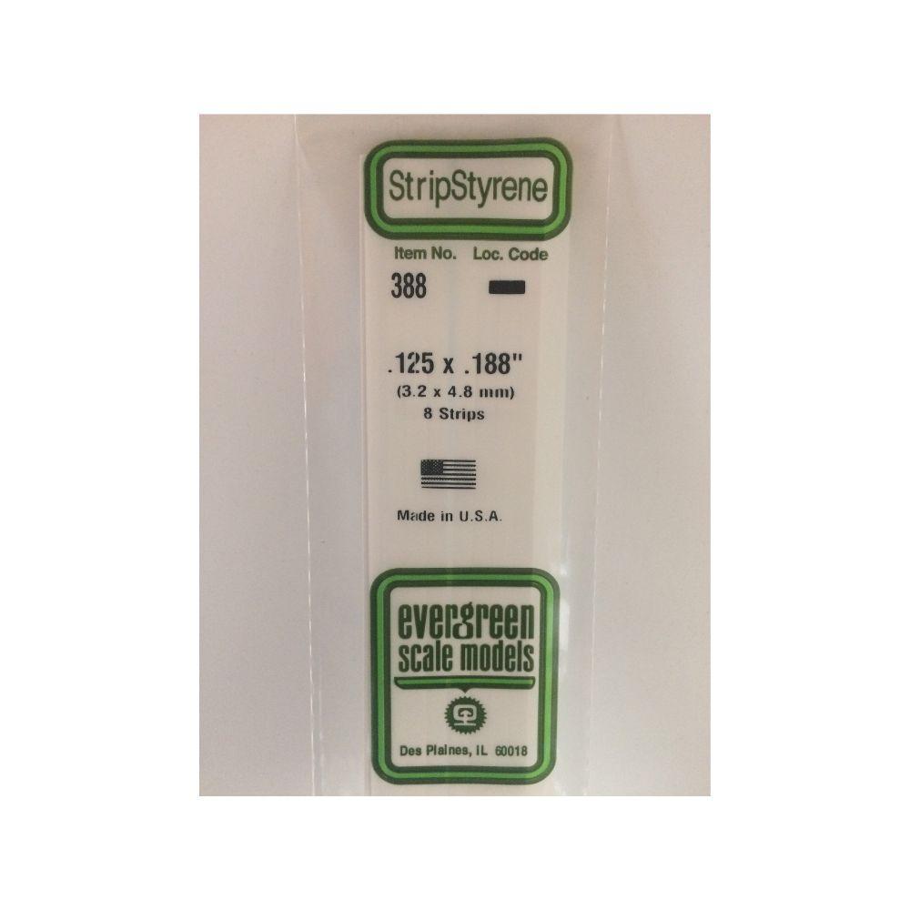 Evergreen Styr Strips .125X.188X24(8)*