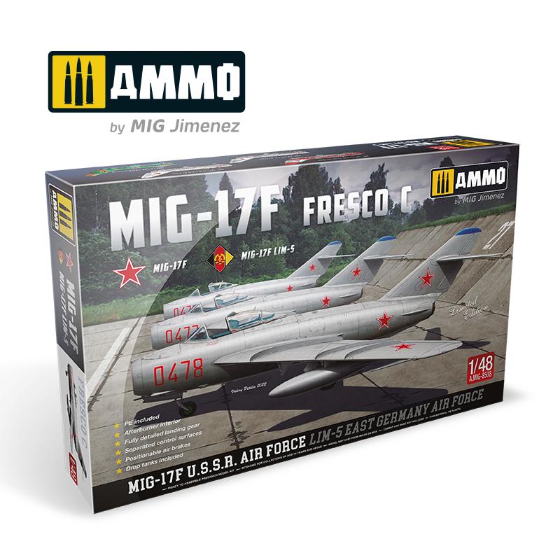 Ammo 1:48 MIG-17F, Lim-5 USSR GDR