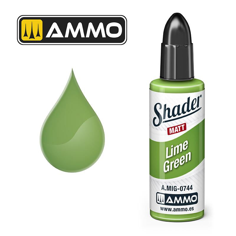 Ammo Matt Shader Lime Green 10ml