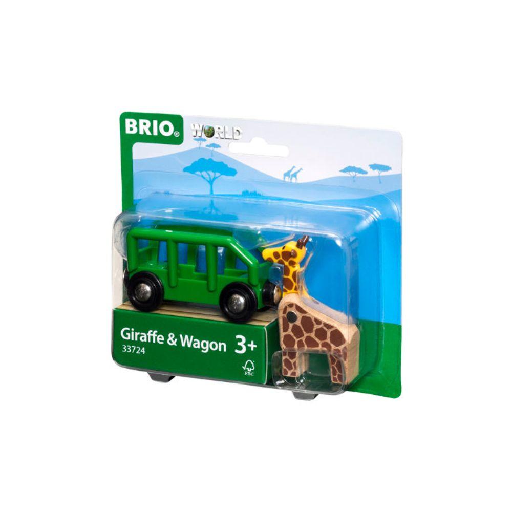 BRIO Giraffe and Wagon