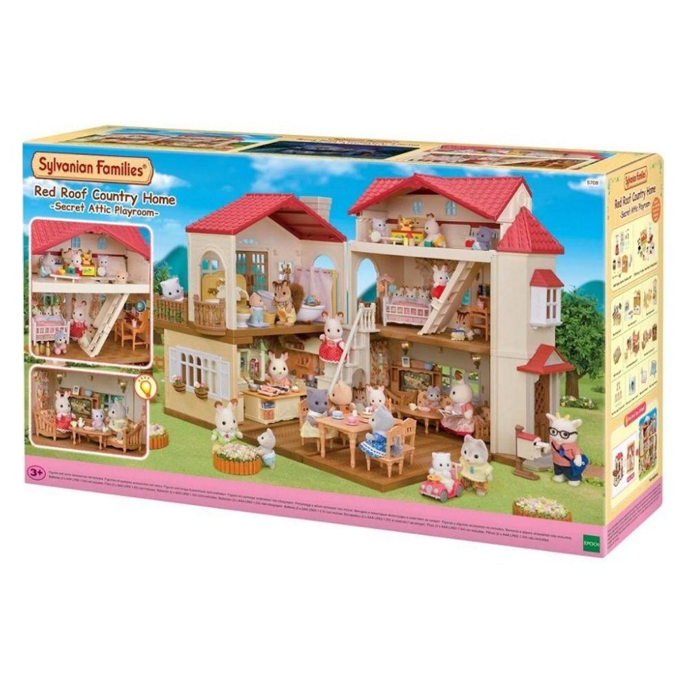 Sylvanian Families Red Roof Country Homewith Attic