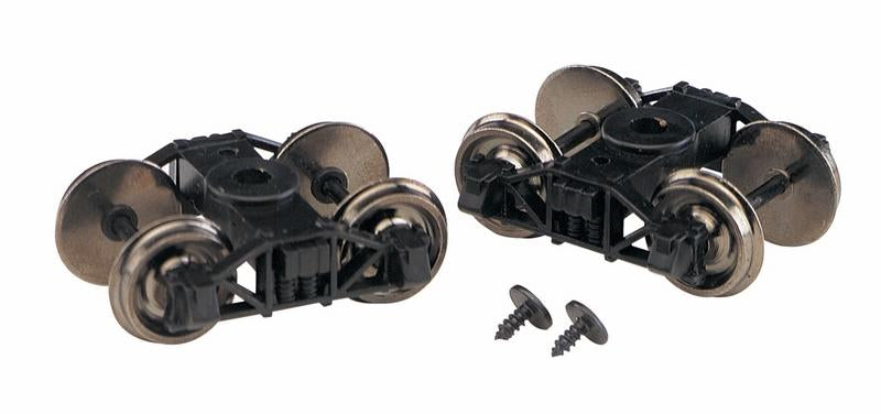 Bachmann Arch Bar Frt.Trucks (1 pair percard ). On30 Scale