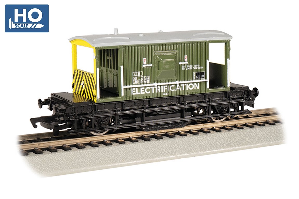 Bachmann Departmental #LDB952490 Track Cleaning Brake Van, HO Scale