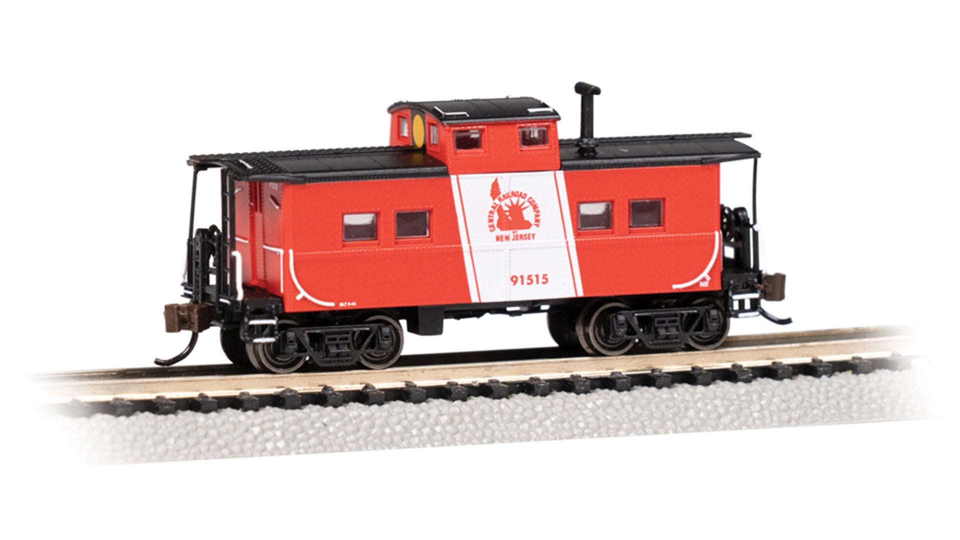 Bachmann Jersey Central #91515 N Scale Northeast Steel Caboose