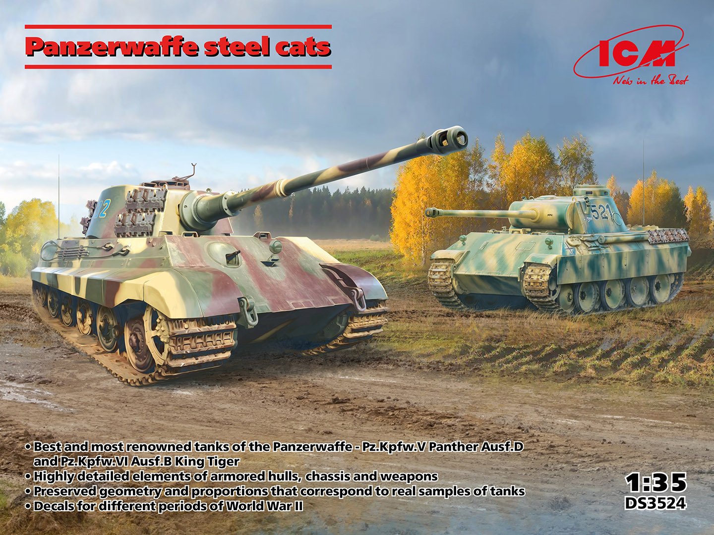 ICM 1:35 Panzerwaffe Steel Cats