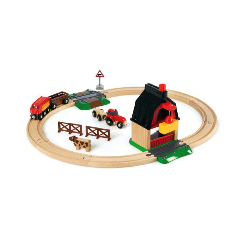 BRIO Farm Railway Set