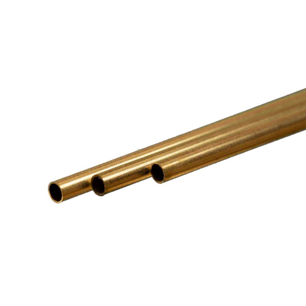 KS Metals Thin Wall Brass 5Mm Od X 300Mm3Pcs