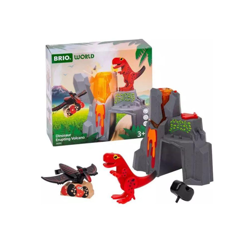 BRIO Dinosaur Erupting Volcano 5 pieces