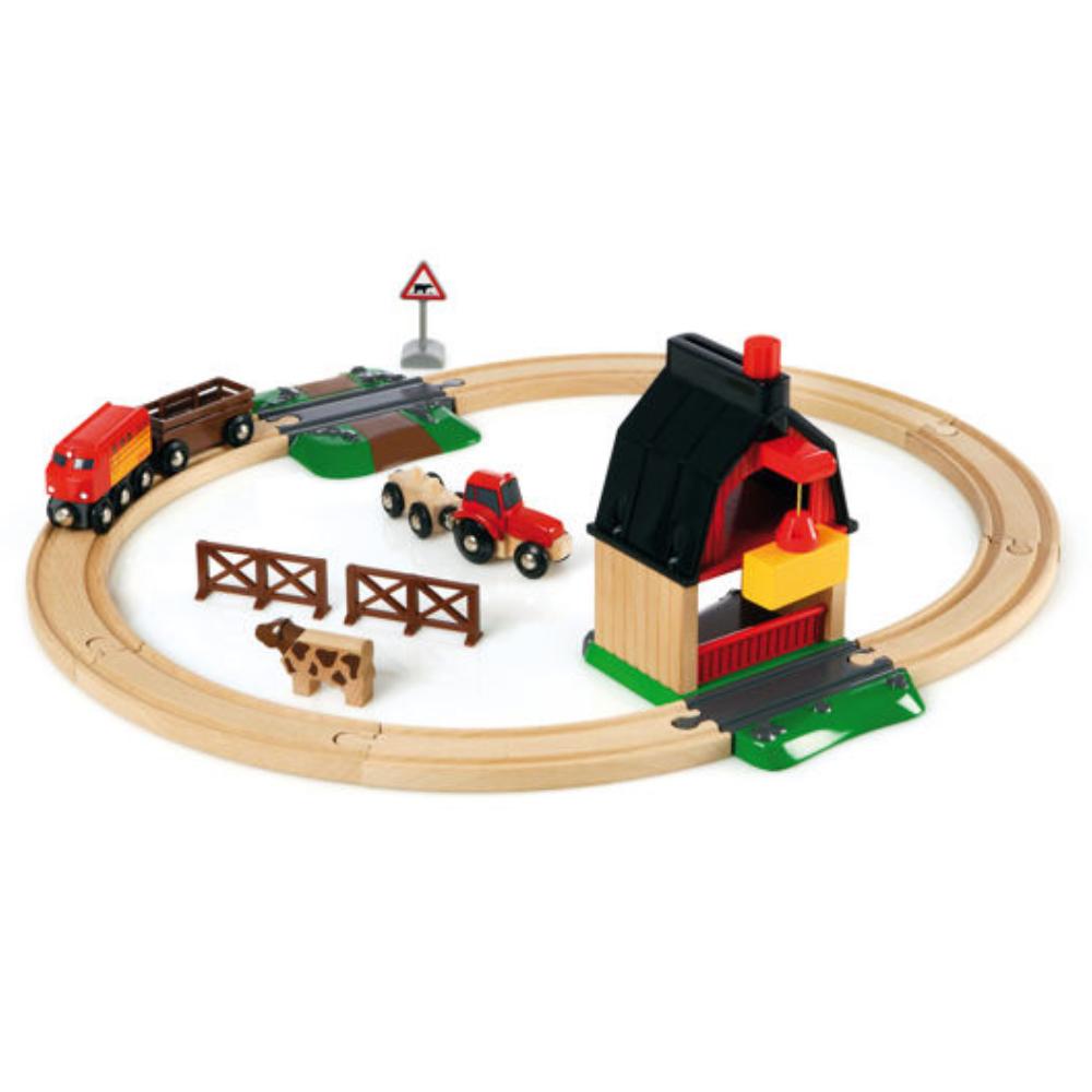 BRIO Farm Railway Set