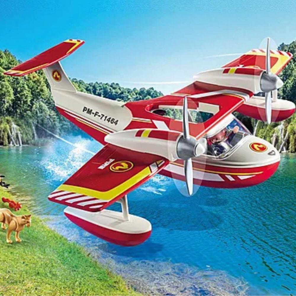 Playmobil Firefighting plane With Extinguishing Function