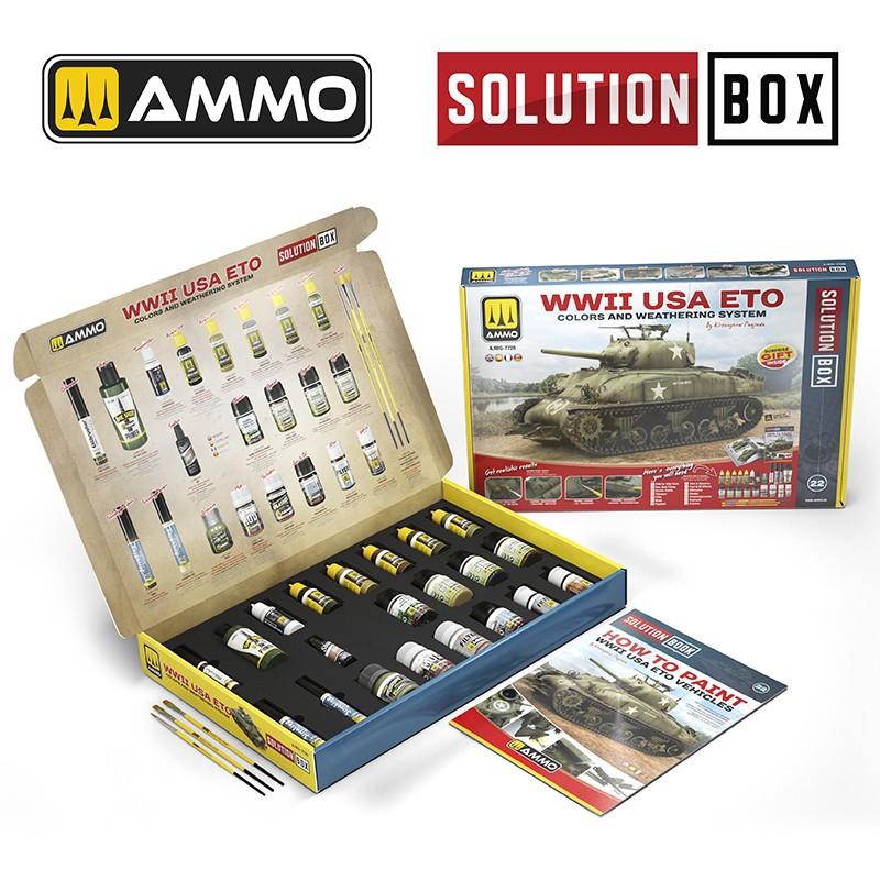 Ammo Solution Box 20 WWII USA ETO