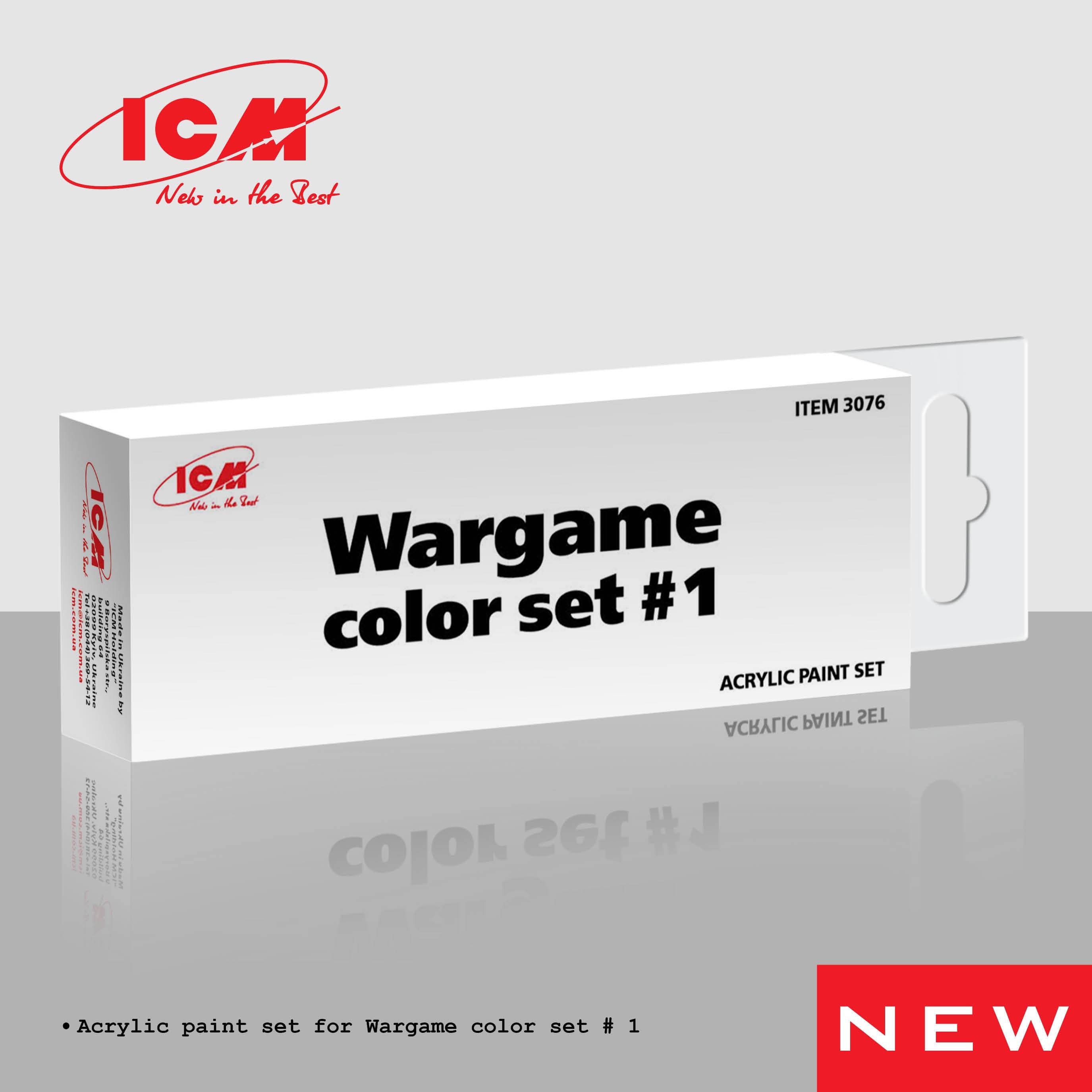 ICM Paint Set for Wargame Colours