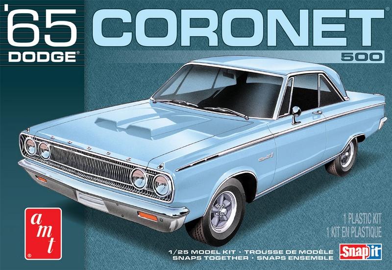 AMT 1:25 1965 Dodge Coronet(Snap) 2T