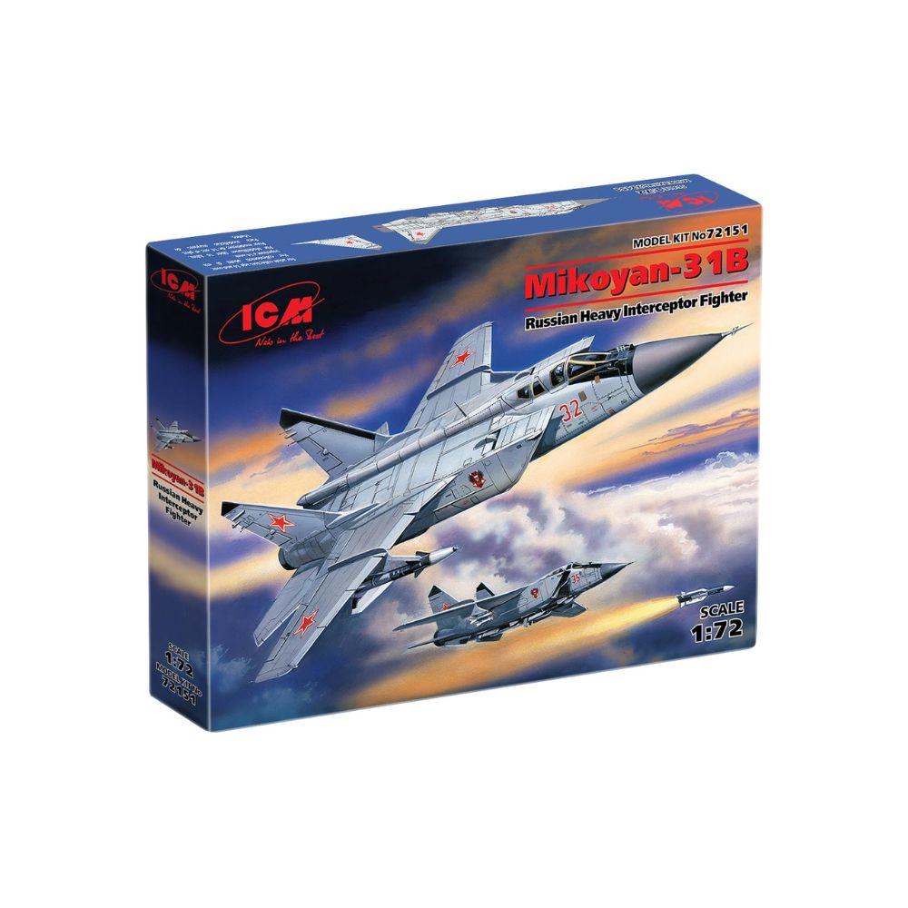 ICM 1:72 MIG-31B Foxhound Soviet Heavy Fighter Interceptor