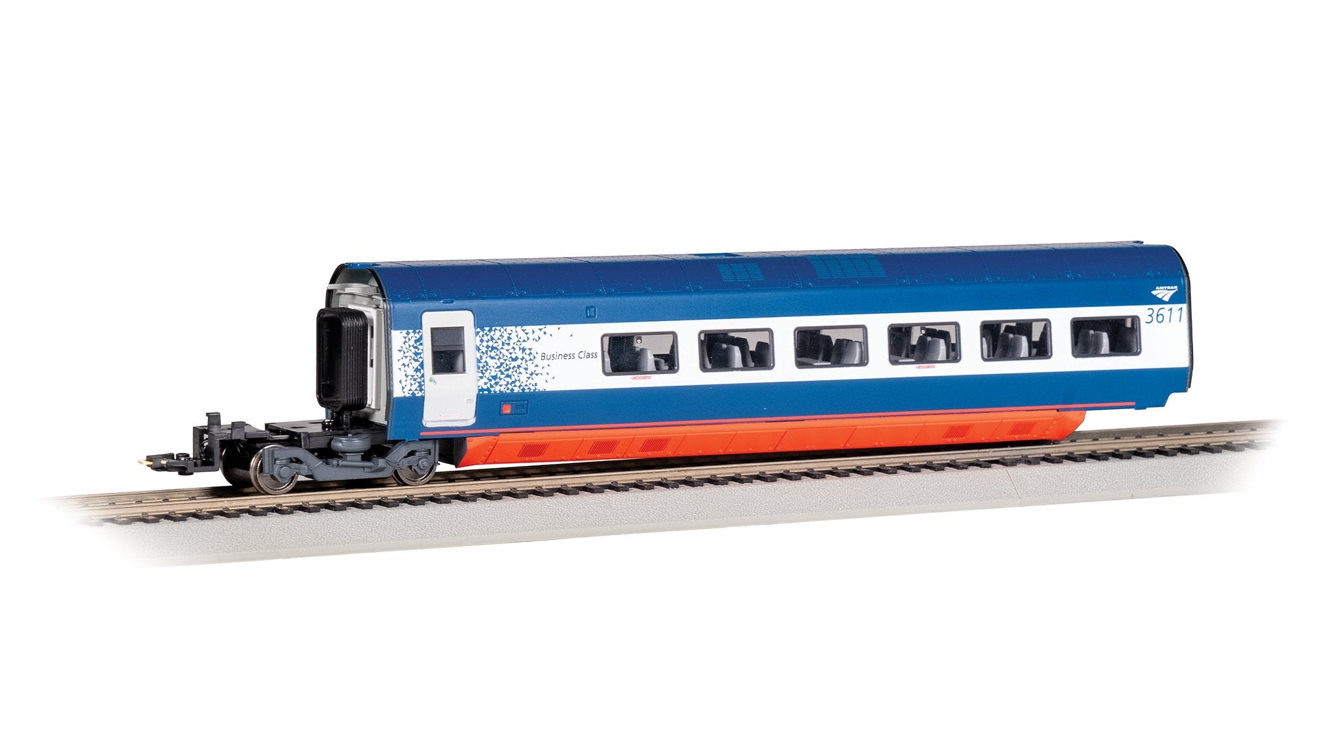 Bachmann Amtrak #3611 Acela II BusinessClass Car, HO Scale