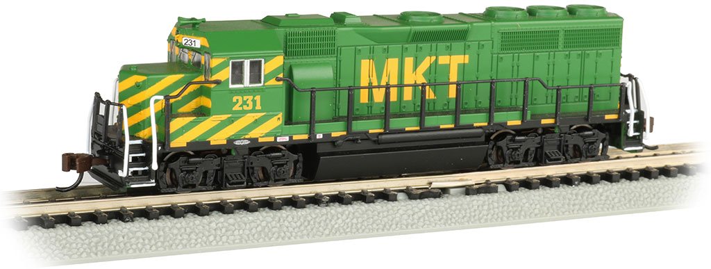 Bachmann MKT #231 EMD GP40 Diesel Loco w/Headlight, N Scale