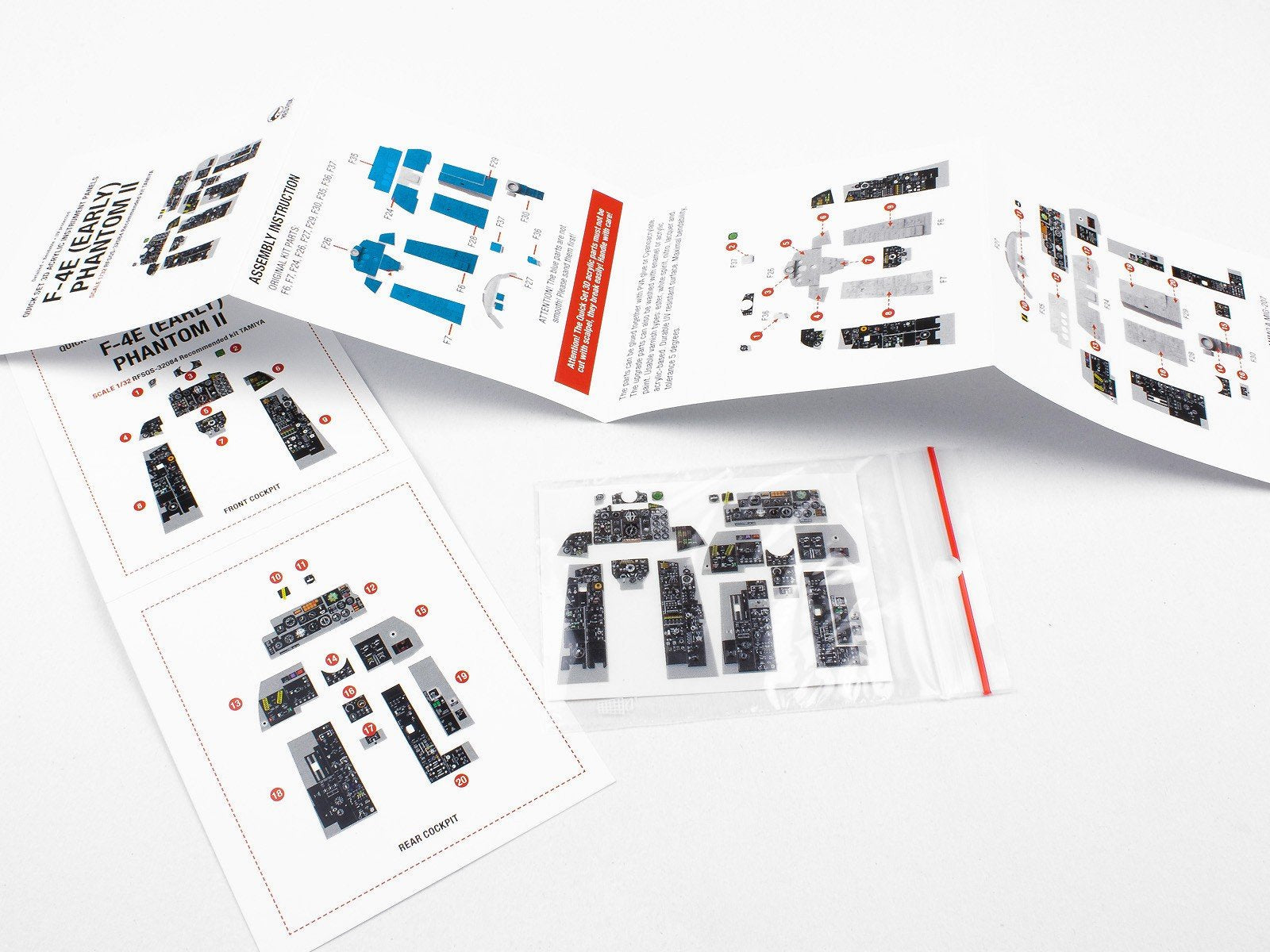 RED FOX STUDIO, 1:32 F-4E (Early) Phantom II (for Tamiya kit)