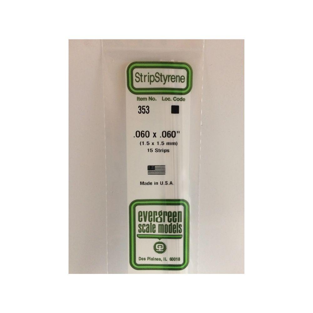 Evergreen Styr Strips .060X.060X24(15)