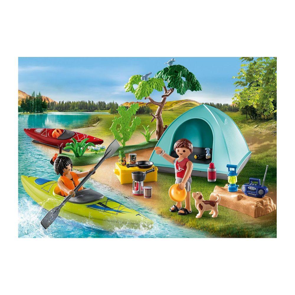 Playmobil Camping with Campfire