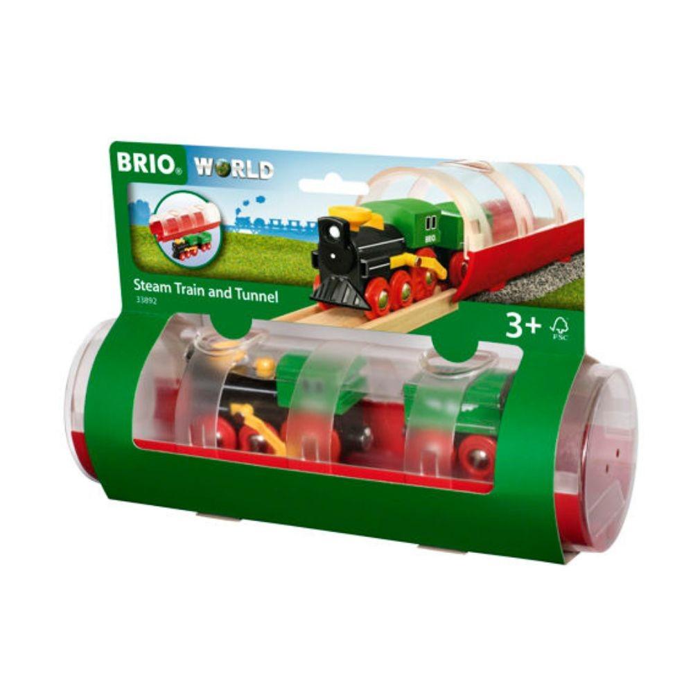 BRIO Tunnel & Steam Train