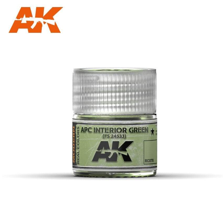 AK Interactive Real Colours Apc InteriorGreen FS24533  10ml