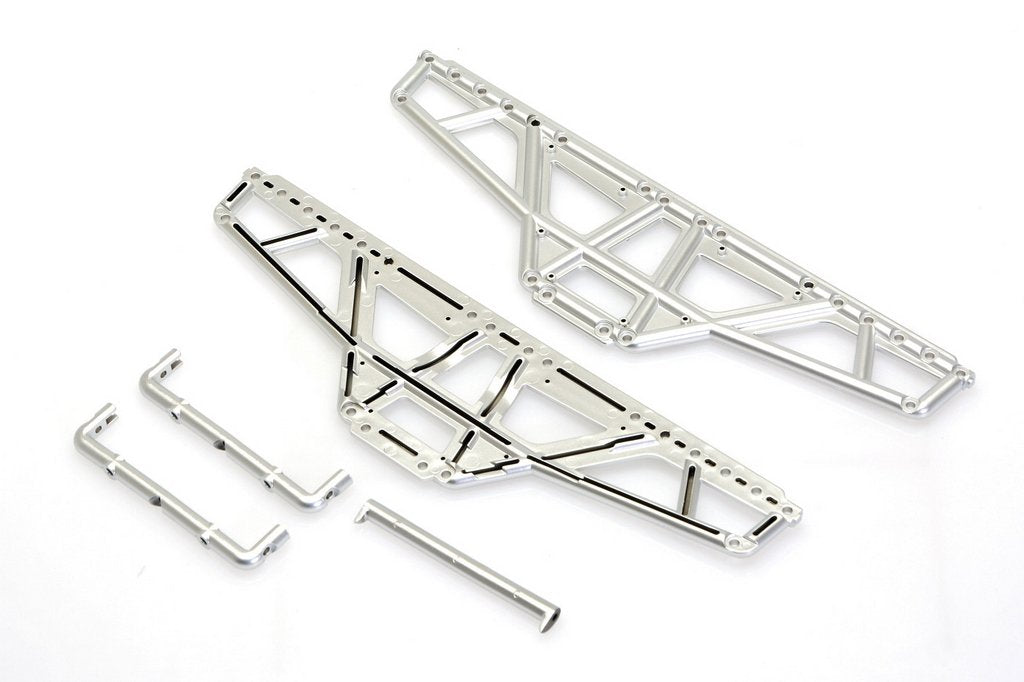 Cen Racing 210WB Chrome Chassis Plate Set