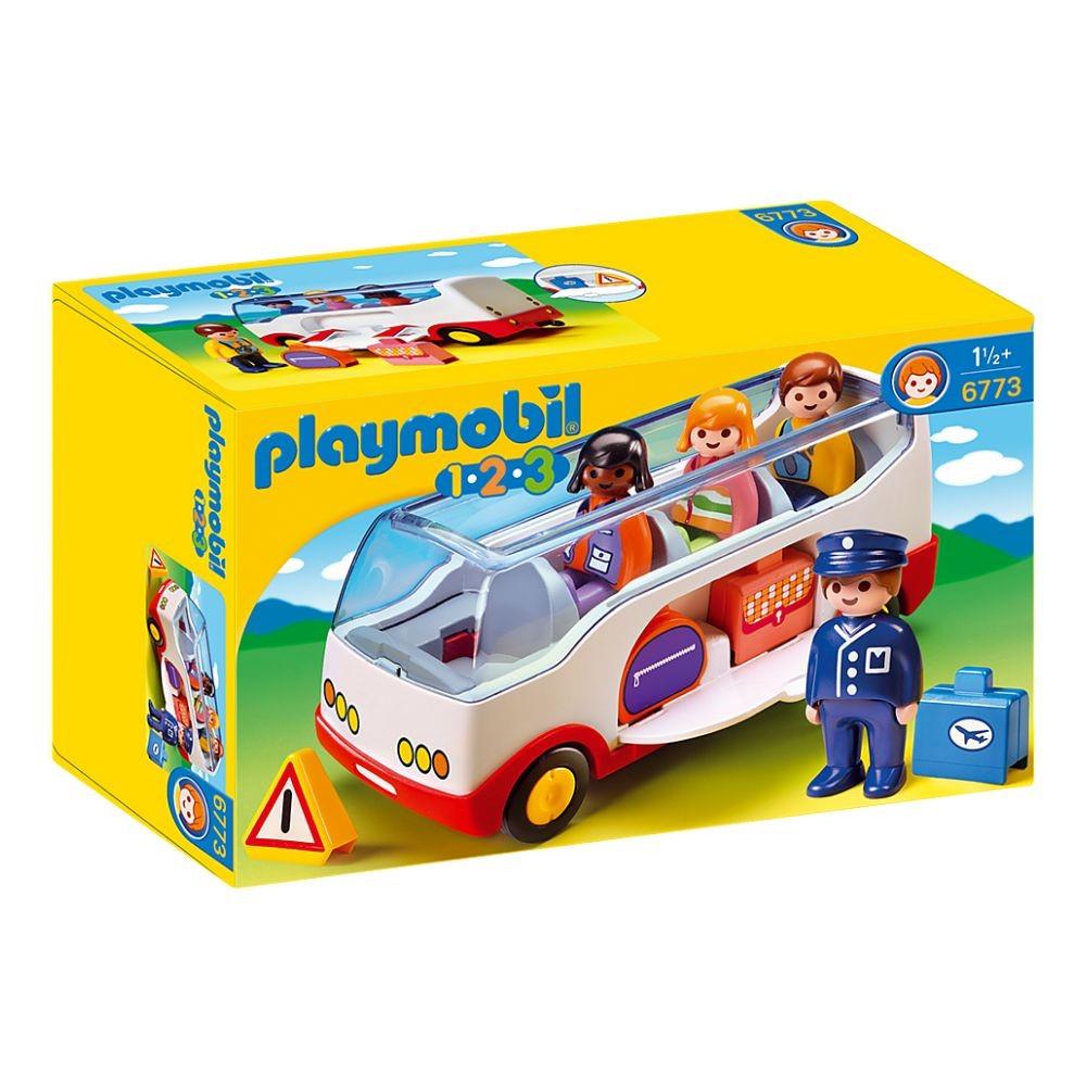 Playmobil 1.2.3 Airport Shuttle Bus