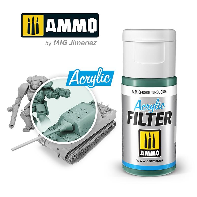 Ammo Acrylic Filter Turquoise