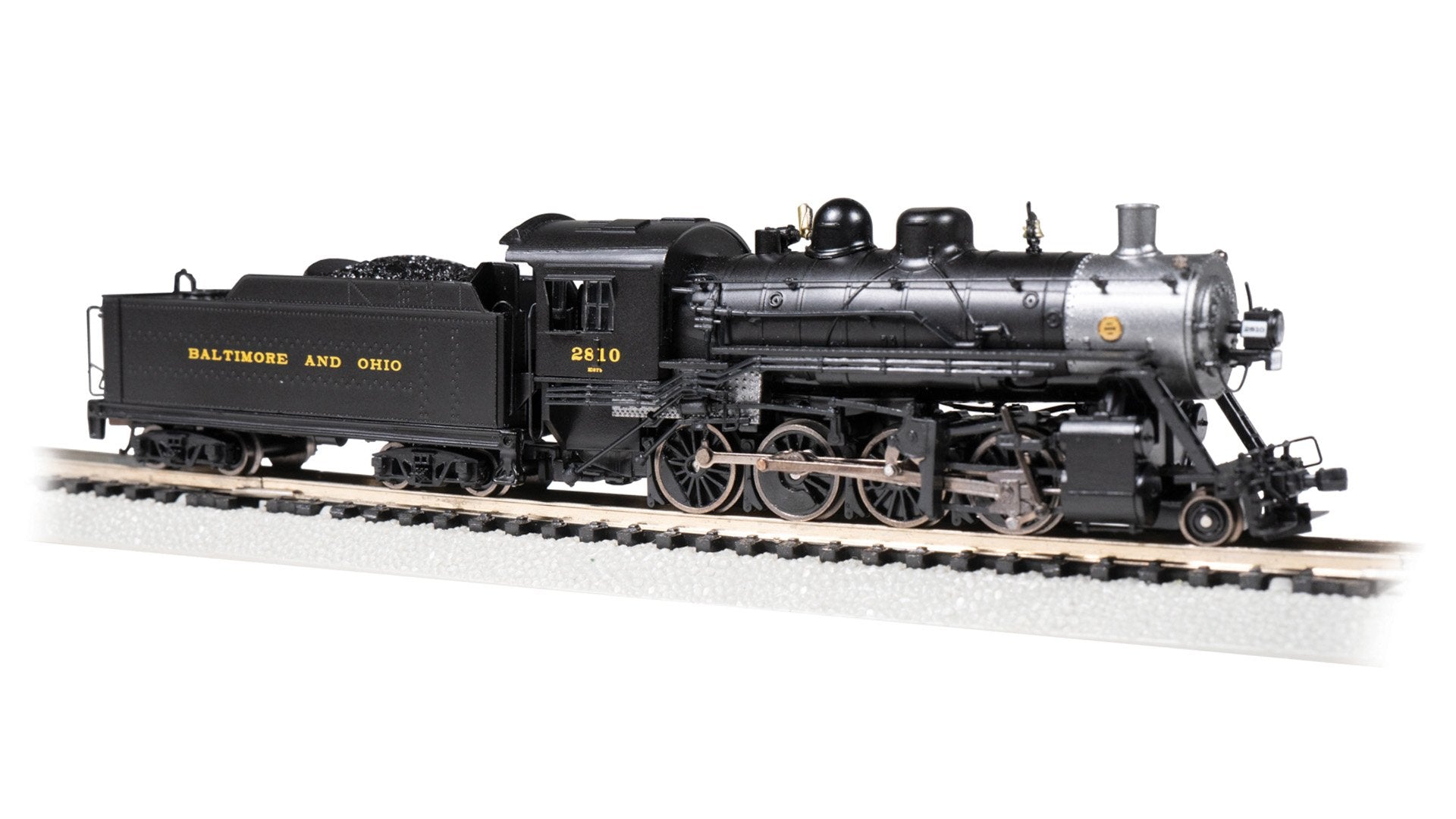 Bachmann B & O #2810 Baldwin 2-8-0 Consolidation Loco/Tender. N Scale