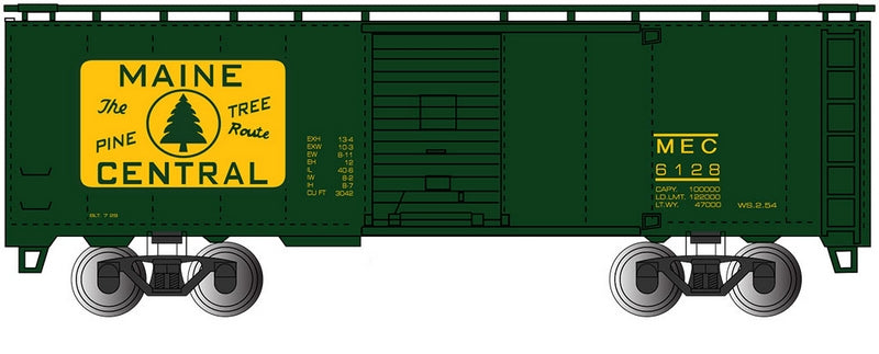 Bachmann Maine Central #5527 PS-1 40ft Steel Boxcar. HO Scale