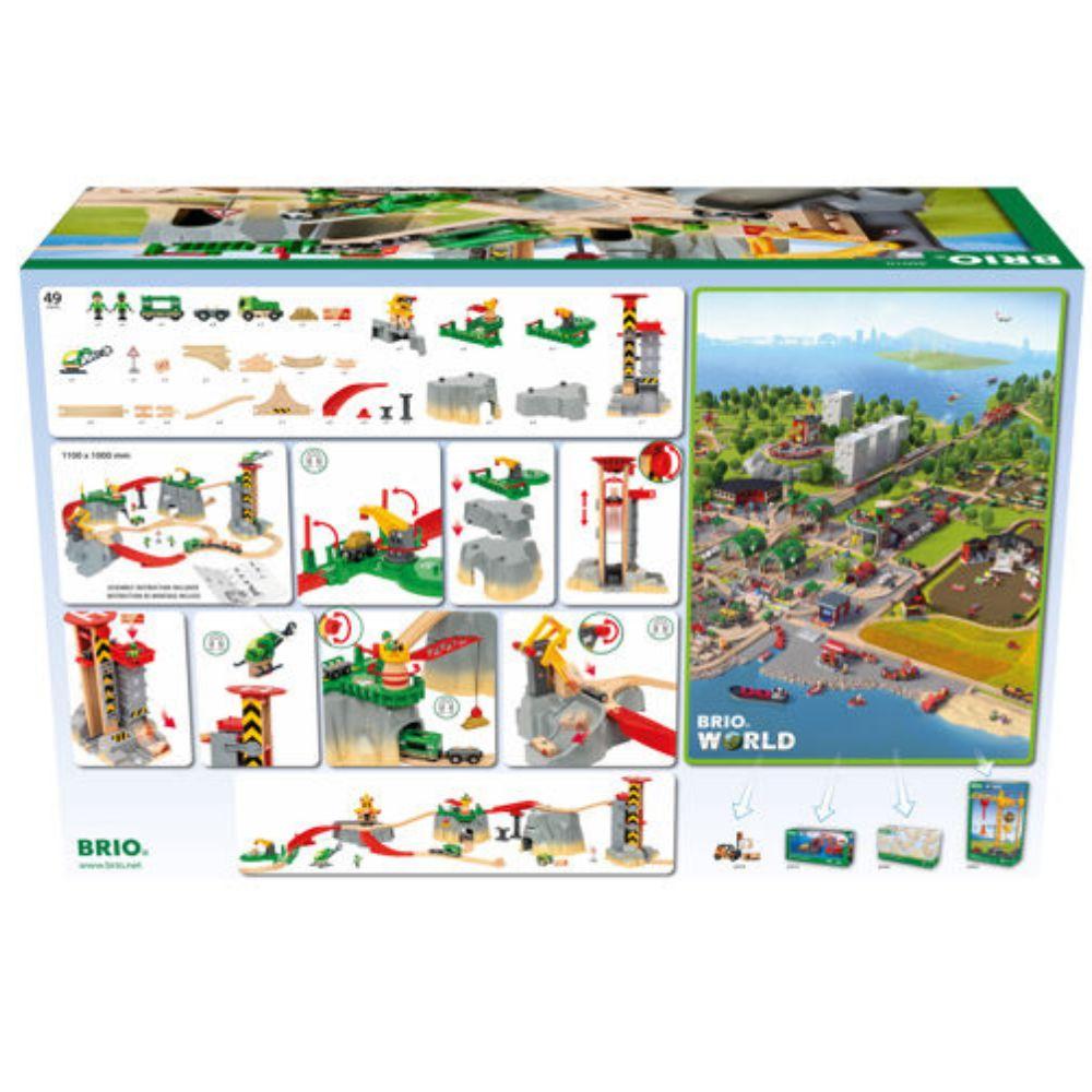 BRIO Cargo Mountain Set