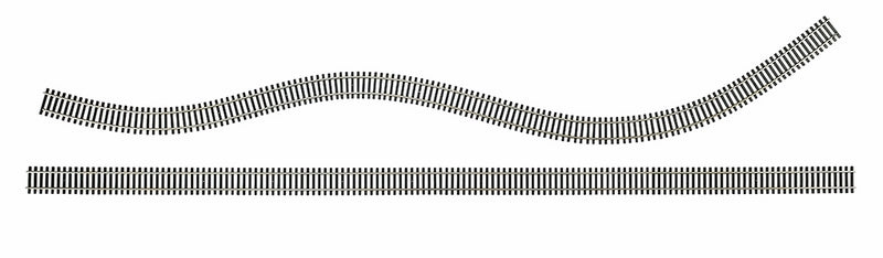 Bachmann 36" Nickel Silver Flex Track, 25 pcs/box, HO Scale