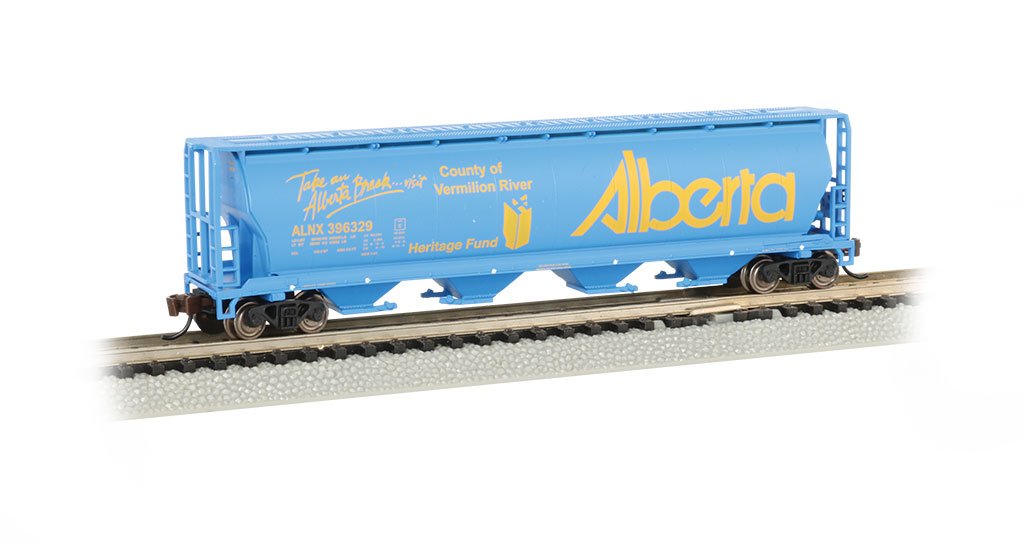 Bachmann Alberta Vermillion River 4-BayCyl. Grain Hopper. N Scale