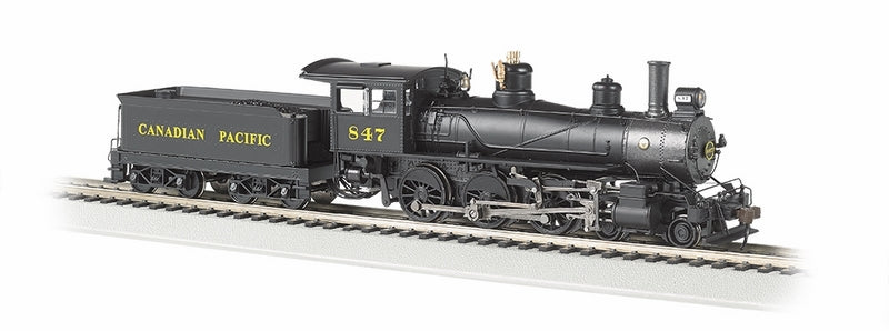 Bachmann Canadian Pacific #847 Baldwin 4-6-0 w/Tender DCC Ready. HO