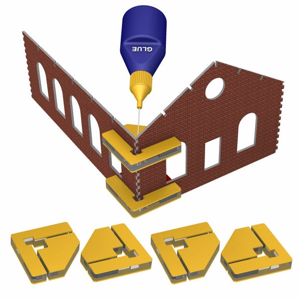 Bachmann Magnetic Snap & Glue Set, for Bldg. Assembly.