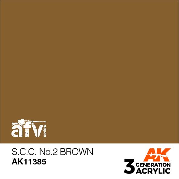 AK Interactive Acrylic S.C.C. No.2 Brown