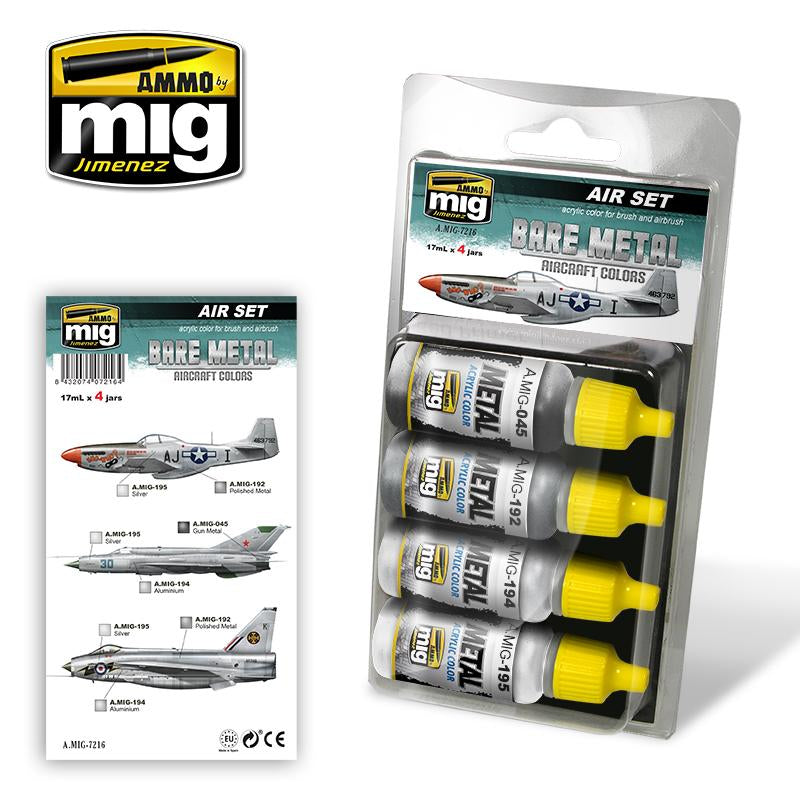 Ammo Bare Metal Aircraft Colour Set