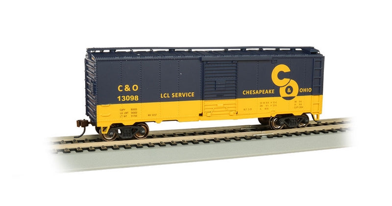 Bachmann Chesapeake & Ohio #13098 40ft Boxcar. HO Scale