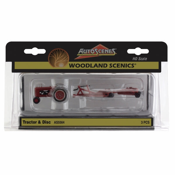 Woodland Scenics Ho Tractor & Disc *