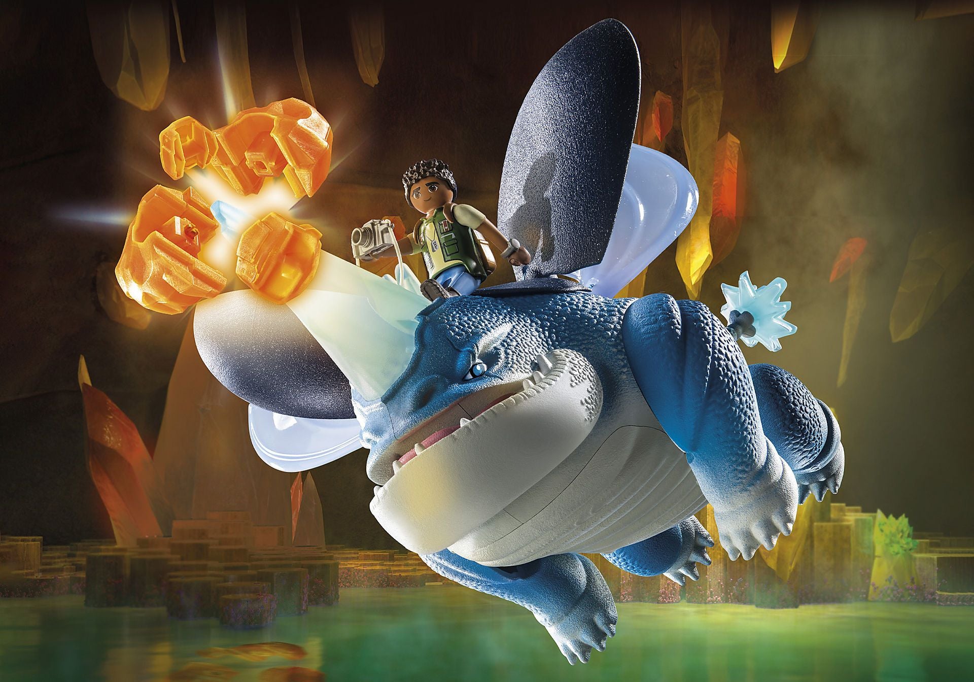 Playmobil Dragons: The Nine Realms Plowhorn & D'Ange