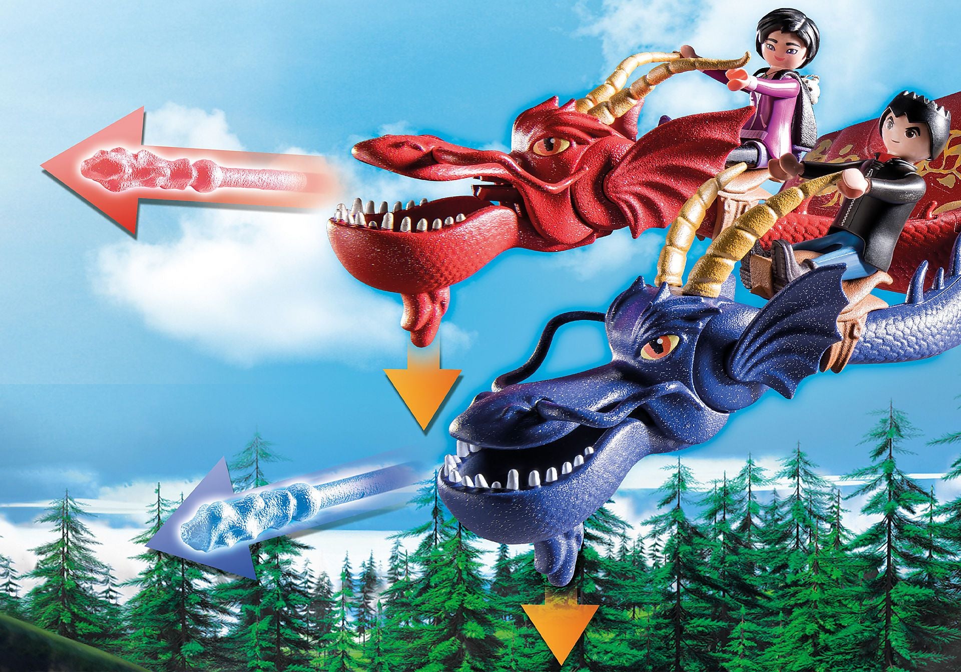 Playmobil dragons race to cheap the edge