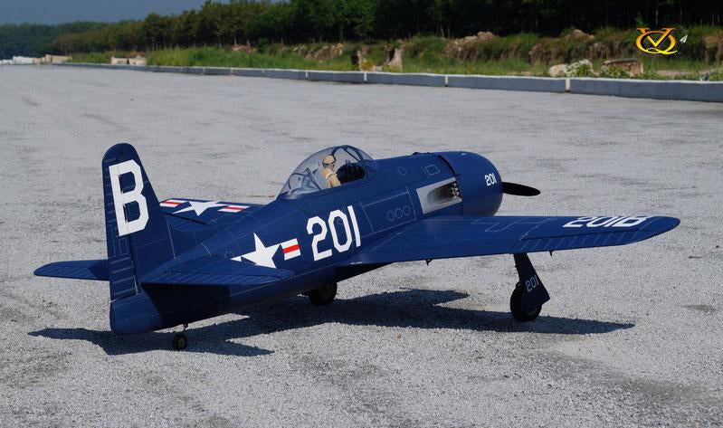 VQ Models F-8F Bearcat 30-40cc /EP, 2020mm WS, 8-9 Ch RC