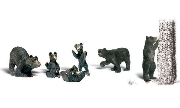 Woodland Scenics O Black Bears