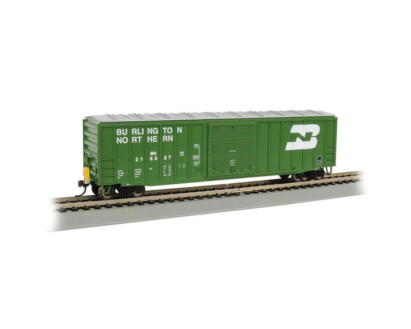 Bachmann Burlington Northern 50ft Outside Braced Boxcar w/FRED, Lit  N