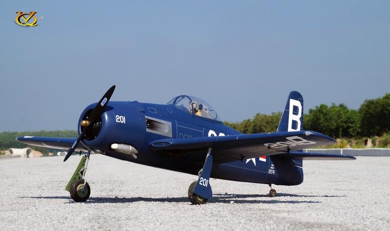 VQ Models F-8F Bearcat 30-40cc /EP, 2020mm WS, 8-9 Ch RC