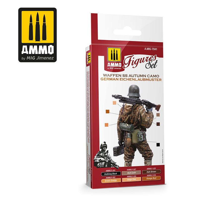 Ammo Waffen SS Autumn Camo. German Figures Set