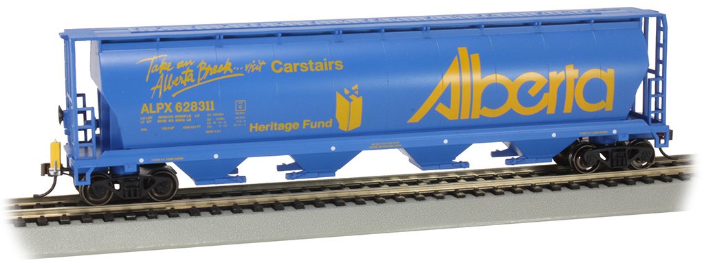 Bachmann Alberta #628311 Carstairs 4 BayCyl. Grain Hopper w/FRED, HO