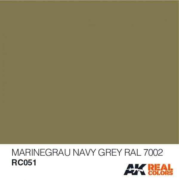 AK Interactive Real Colours Marinegrau-Navy Grey RAL 7002  10ml