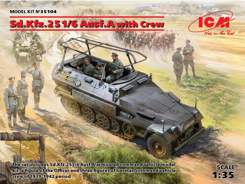 ICM 1:35 Sd.Kfz.251/6 Ausf.A W/ Crew